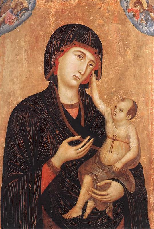 Duccio di Buoninsegna Madonna with Child and Two Angels (Crevole Madonna) dfg